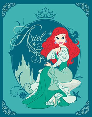 Koc Polarowy Ariel Disney Princess 04