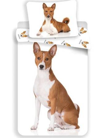 Pamut ágynemű Best Friends Basenji kutya