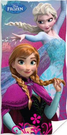 Pamut törölköző 70x140 cm Frozen Anna i Elsa 820-500-759