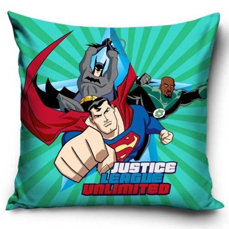 Párnahuzat Batman Superman Liga Sprawiedliwych JL16-3004 40x40 cm